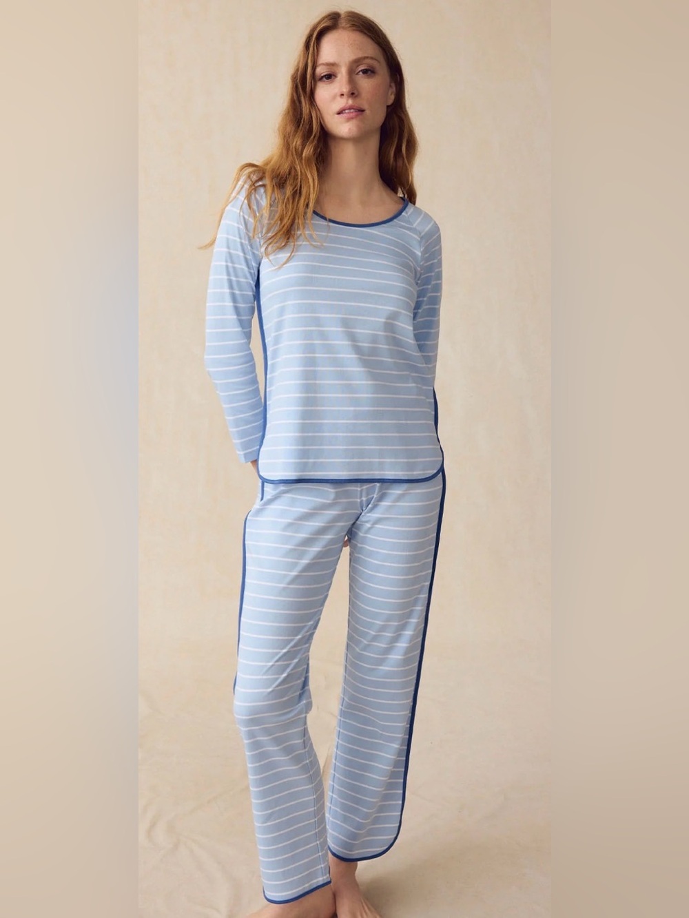 LAKE Pima Long Sleeve Bundle in French Club Stripe